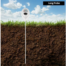 2-delige bodemvochtigheidsmeter met 40 cm lange sonde voor gebruik diep in de bodem - Direct afleesbare wijzerplaat - Geen batterijen nodig