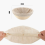 2x Baker's Linen - Λινό πανί 25cm για ψήσιμο ψωμιού με ξύστρα ζύμης, - Baker 2