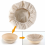 2x Baker's Linen - Λινό πανί 25cm για ψήσιμο ψωμιού με ξύστρα ζύμης, - Baker 5