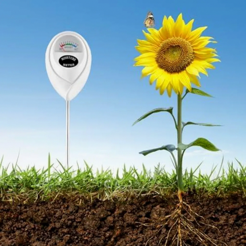 2 Piece Soil Moisture Meter with 40 cm Long Probe for Deep Use, Instant Read Dial Display, No Batteries Required 2