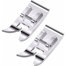 Set di 2 piedini universali per macchina da cucire: piedino per punto dritto, piedino per punto zigzag, accessorio multifunzionale. Compatibile con t