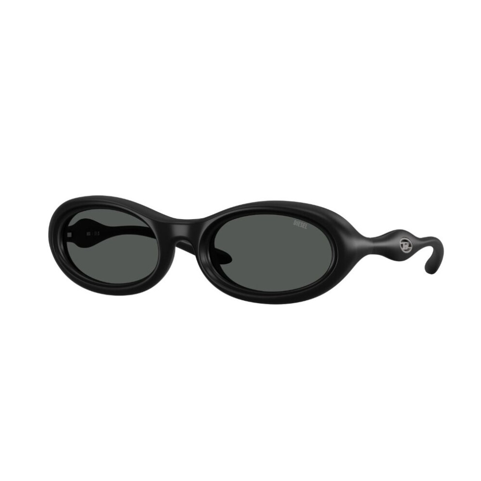 Diesel Unisex Grey Dl3011u 200287 Sunglasses Injected Black Round Normal - Image 3