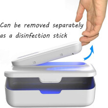 Boîte de désinfection portable à lumière UV avec baguette amovible, stérilisateur ultraviolet et à ozone pour téléphones port