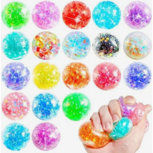 20 Pack Stress Balls for Kids Birthday Party Favors, Plastic Anti Stress Balls for Children and Adults, Small Gifts for Kids, Durable Squi