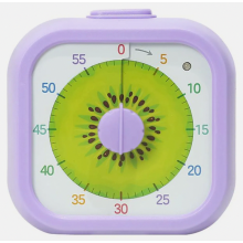 Temporizador visual para niños, temporizador de cuenta regresiva de 60 minutos para escritorio infantil, estudio, aula, oficina, cocina (morado)