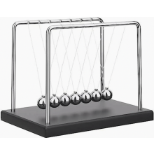 Newtonsche Wiege Balancekugeln Wissenschaft Physik Tischdekoration kinetische Bewegungsspielzeug für Haus und Büro mit 7 Kugeln