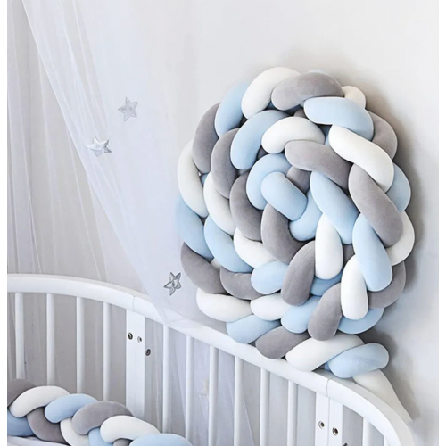Welikera Πλεκτό Κρεβάτι Φίδι 200cm Nest Braid - Προφυλακτήρας Κρεβατιού γ