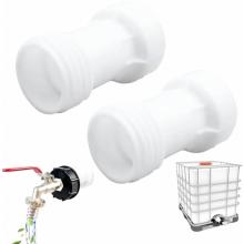 4 accessori per serbatoi IBC, distanziale di estensione S60x6, accessori per serbatoi IBC con filettatura grossa, accessori per contenitori IBC con g