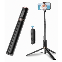 Tripod Bata Selfie 152cm, Tripod Fóin Alúmanaim Uile-i-1
