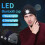 Φωτιζόμενο σκουφάκι Bluetooth LED, επαναφορτιζόμενο μουσικό καπέλο Bluetooth 5 4