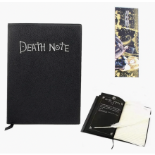 Zápisník Death Note s perom, módna anime téma, cosplay zápisník Death Note, možno použiť ako denník aj zápisní