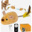 Smart Cat Toy, Rechargeable Remote Control Mouse, Interactive Hunting Toy with Light and Sound Effects 1