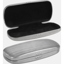 Harde brillenkoker, aluminium brillenkoker, metalen zonnebrillenkoker, harde brillenkoker voor dames, heren en kinderen