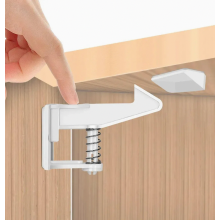 Juego de 10 cerraduras de seguridad infantiles para armarios: cerraduras invisibles para puertas de armarios, cajones, roperos y vestidores. No requie