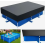 2 x 3 m Rectangular Pool Cover, 300 x 200 cm Dustproof Protective Cover for Rectangular Frame Pools, Easy Fit and Durable Outdoor Pool Bla 1