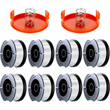 Trimmerdraadspoel compatibel met Black & Decker grastrimmers, A6481 A6485 trimmerdraadspoel compatibel met Black & Decker grastrimmers, trimmerdraadsp