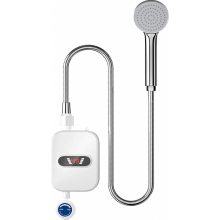Instant Water Heater with LCD Digital Display, Thermostatic Shower Heater, Waterproof 304 Stainless Steel Tankless Fast Heating Device