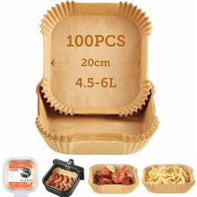 Χαρτί ψησίματος Cosori για φριτέζα αέρα XXL 4-7,3 L, 100 τεμάχια 20 cm, Αξεσ