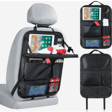 Organizador para el asiento trasero del coche, protector para el asiento trasero, organizador de asientos, asiento trasero con mesa plegable, bolsillo