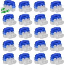 Cable Connectors, 20 Pieces Waterproof Cable Clamps for Robot Lawn Mowers and Lawn Mowers, 314 Connection Terminals