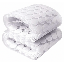 1000 pezzi di punti autoadesivi con velcro da 20 mm, 500 paia di chiusure autoadesive con velcro adatte per carta, plastica, vetro, pelle, metallo, a