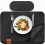 Rectangular Felt Placemats, Anthracite, 12 Pack, Wipeable Table Mats, 44 x 32 cm, Felt Coasters and Table Protectors 1