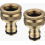 Connettore in ottone per rubinetti da 1/2" e 3/4", 1
