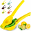 Zulay Kitchen Spremiagrumi manuale per limoni e lime (giallo e verde) 1
