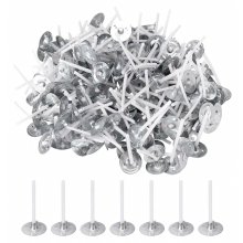 200 Candle Wicks for Tealights, 26 mm Long, Cotton Wicks for Candle Making, Reliable Wick Inserts for DIY Wax Candles