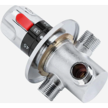 Thermostatische douchekraan van messing, thermostatische douchekraan, thermostatische bad-douchekraan, mengkraan, waterverwarmer, thermostatische douc