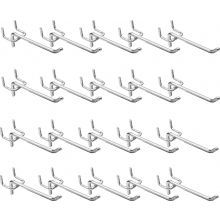 Γάντζοι Pegboard, 20 τεμάχια, για Pegboards και τοίχους εργαλείων, Ανθεκ