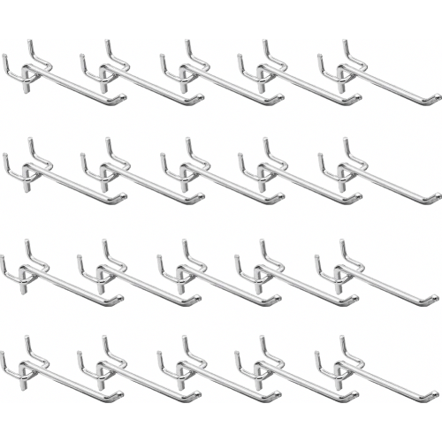 Γάντζοι Pegboard, 20 τεμάχια, για Pegboards και τοίχους εργαλείων, Ανθεκ