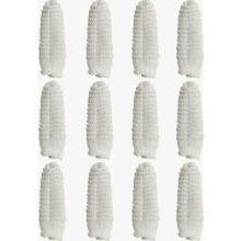 Juego de 12 cepillos de dientes de dedo para perros, cepillos de dientes de dedo reutilizables para mascotas, cepillos de dedo para el cuidado dental
