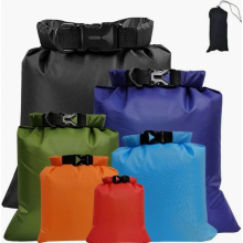 Lot de 6 sacs étanches d’extérieur, ultralégers, sac sec imperméable pour camping, randonnée et voyage, 1,5 L, 2,5 L, 3 L, 3,5 L, 5 L et 8 L