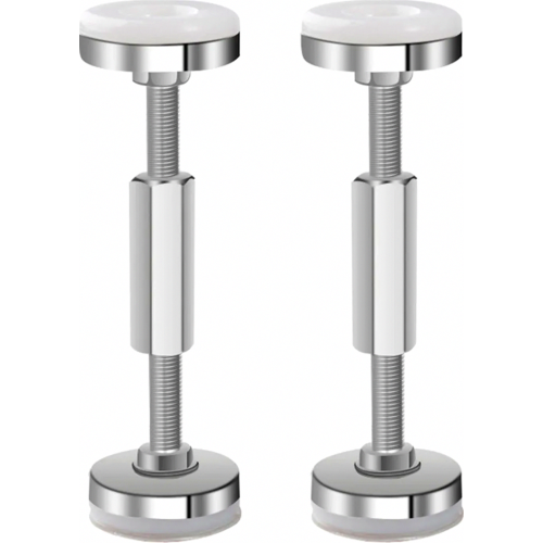 2 Pcs Adjustable Threaded Anti-Shake Bed Frame Support Rod, Telescopic Wall Stabilizer Tool, Size XL