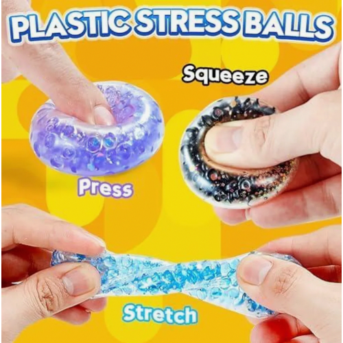 20 Μπάλες Stress Squishy για Παιδικά Πάρτι Γενεθλίων: Πλαστικές Μπάλες 2