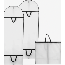 2 μακριές τσάντες ρούχων – 180 x 60 cm, πτυσσόμενες, με φερμουάρ, αντ