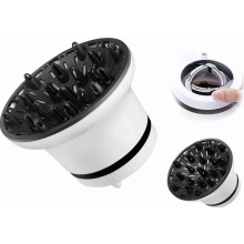Difusor profesional para secador de pelo para rizos, difusor universal, difusor ajustable para secador de pelo rizado y ondulado.