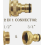 Connettore in ottone per rubinetti da 1/2" e 3/4", 2