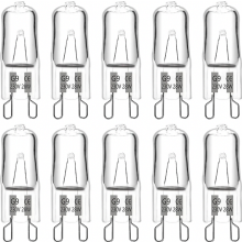 G9 Halogen Capsule Bulb 28W 230V 370lm 2700K Warm White Dimmable for Chandeliers, Landscape Lighting, Wall Lights and Cabinet Lighting, Pa