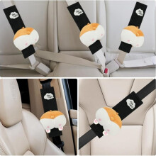 Protectores universales para cinturones de seguridad de coche, paquete de 2 unidades, con estampado de dibujos animados, fund