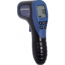 Tacómetro/velocímetro digital profesional, tacómetro láser digital LCD portátil, tacómetro sin contacto, RPM