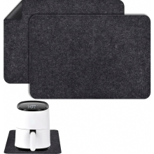 2 Heat-Resistant Mats for Air Fryer, 30 x 45 cm Felt Kitchen Counter Mats, Non-Slip Microwave and Coffee Machine Pad, Heat Shield for Kitc