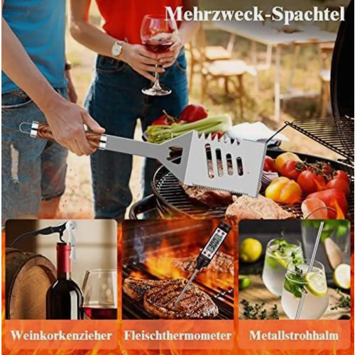 Σετ σκευών ψησταριάς BBQ 38 τεμαχίων, αξεσουάρ ψησταριάς από ανο 2
