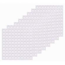 800 dubbelzijdige zelfklevende stippen van 6 mm, ronde transparante zelfklevende stickers, verwijderbare zelfklevende stippen voor ballonnen en feestd