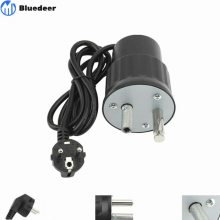 Motor para asador giratorio, motor eléctrico, juego de asador giratorio de aluminio para camping, carga nominal de 0 a 24 kg (enchufe europeo)