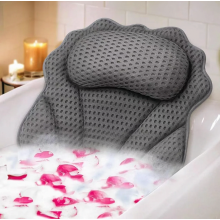 Vankúš do vane RUVINCE: Ergonomický luxusný vankúš do vane s oporou hlavy, krku, ramien a chrbta, 4D vankúš do