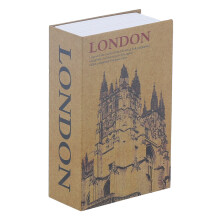 Caja fuerte con forma de libro, disimulada y con cerradura de combinación, ideal como regalo para el Día del Padre, para guar
