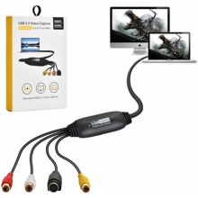 Video grabber VHS na USB 2.0, prevodník digitalizačného zariadenia VHS, karta na zachytávanie zvuku a videa, s
