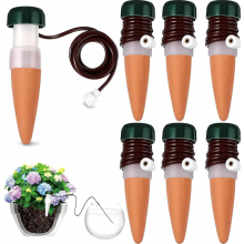 6-delige waterdispenser voor kamerplanten, balkonbewateringssysteem, automatische bewatering van kamerplanten, zelfbewaterend irrigatiesysteem